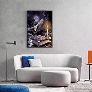 Diamond Painting Kits, DIY 5D Full Drill Art Perfect for Relaxation and Home Wall Decor (Halloween, 12x16inch)