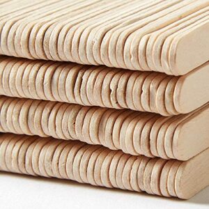 hand2mind Natural Wood Craft Sticks Bulk Set, Popsicle Sticks for Crafts, Waxing Sticks, Classroom Art Supplies, Art Sticks, Sticks for Crafting, Kids Art Supplies, 4-1/2 x 3/8 in. (Pack of 1,000)