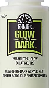 FolkArt Acrylic Dark Paint, Neutral Glow