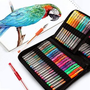 Gel Pens, Shuttle Art 120 Pack Gel Pen Set 60 Colored Gel Pen with 60 Refills for Adults Coloring Books Drawing Doodling Crafts Scrapbooking Journaling