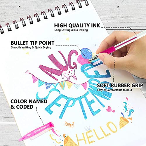 Gel Pens, Shuttle Art 120 Pack Gel Pen Set 60 Colored Gel Pen with 60 Refills for Adults Coloring Books Drawing Doodling Crafts Scrapbooking Journaling