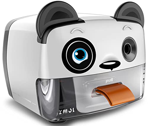 ZMOL Electric Pencil Sharpener，Heavy Duty Pencil Sharpeners for Classroom，Cute Pencil Sharpener Plug in for Kids,Auto-Stop Pencil Sharpener for No.2 / Colored Pencils，Best Electric Pencil Sharpener