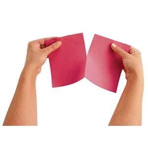 Construction Paper, Holiday Red, 9 inches x 12 inches, 50 sheets, heavyweight construction paper, crafts, art, kids art, painting, coloring, drawing paper, art project, all purpose (Item # 9CPHR)