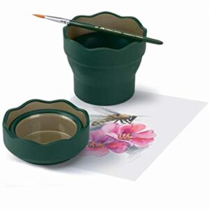 Faber-Castell Clic & Go Artist Water Cup - Dark Green