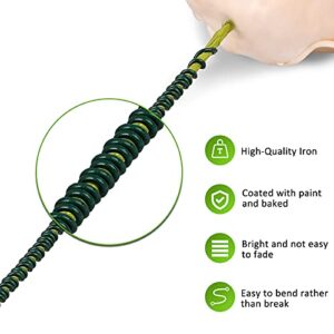 Floral Wire, 110 Yards 22 Gauge Green Florist Wire, Flexible Green Wire Paddle Wire for Crafts, Christmas Wreaths Tree, Garland and Floral Flower Arrangements