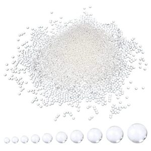 eboot 10000 pieces gel soil water crystal beads gel jelly water gems vase filler (clear)