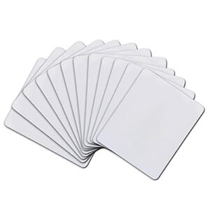 a-sub sublimation mouse pad blank rectangular blanks 12 pcs for sublimation transfer heat press printing crafts 24x20x0.2cm white