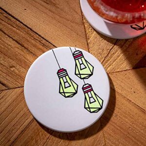 Cricut Coaster Blanks, Ceramic Infusible Ink, White