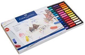 faber-castel fc128272 creative studio soft pastel crayons (72 pack), assorted