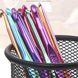 14PCS Aluminum Crochet Hooks Knitting Needles Craft Yarn 2.0mm/2.5mm/3.0mm/3.5mm/4.0mm/4.5mm/5.0mm/5.5mm/6.0mm/6.5mm/7.0mm/8.0mm/9.0mm/10.0mm