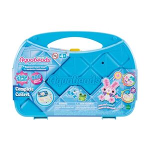 aquabeads beginners carry case, complete arts & crafts bead kit for children – over 900 beads