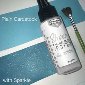 Imagine Crafts Sheer Shimmer Spritz Spray, Sparkle (Packaging May Vary)