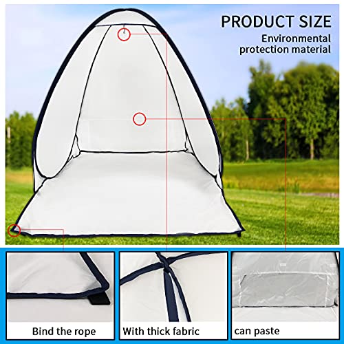 PLANTIONAL Portable Paint Tent for Spray Painting: Small Spray Shelter Paint Booth for DIY Projects, Hobby Paint Booth Tool Painting Station, Small to Medium Furniture