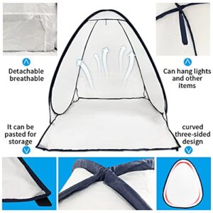 PLANTIONAL Portable Paint Tent for Spray Painting: Small Spray Shelter Paint Booth for DIY Projects, Hobby Paint Booth Tool Painting Station, Small to Medium Furniture