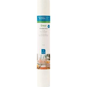 cricut premium vinyl – permanent, 12” x 48” adhesive decal roll – frosted opaque