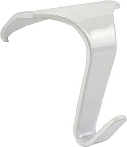 molding hooks white – contemporary/heavy duty for picture rails (10 pack)