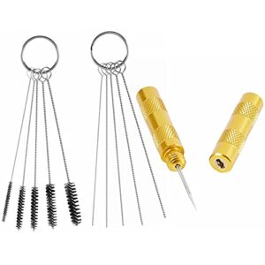abest 3 set airbrush spray cleaning repair tool kit stainless steel needle brush set