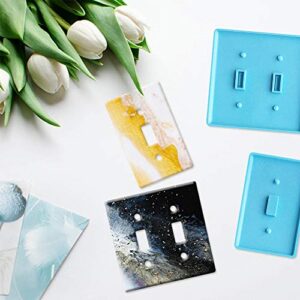 Light Switch Cover Resin Molds,Switch Socket Panel Plaster Mold for Epoxy Resin,Switch Socket Panel Epoxy Molds,Switch Plate Silicone Mold Outlet Cover Molds for DIY Crafts Making Home Decor（7pcs）