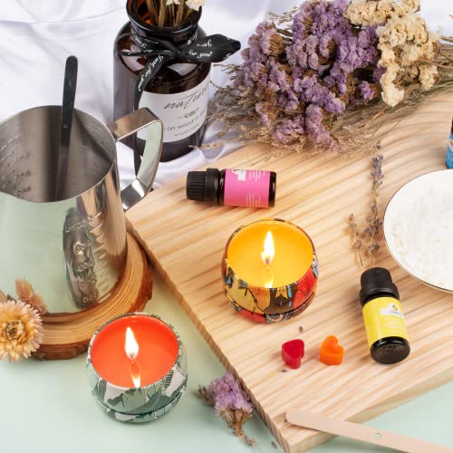 Anicco Candle Making Kit,Contains Soy Wax, Exquisite Jars,DIY Candle Making Kit for Beginners, Children and Adults, Perfect as Home Decorations