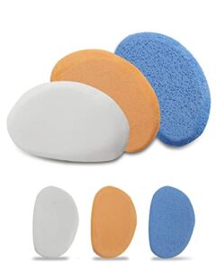 mud sponges for clay, clay sponge cleanup and shaping tool for pottery and clay artists -set of all 3 styles for ceramics sponges