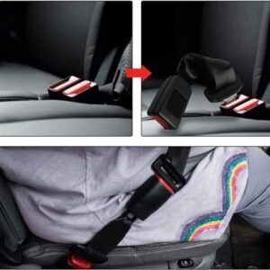 2 PCS Most Model Accessories Polyester Extension Comfortable and Convenient for Car Seats Universal，Ships from the US (9.0 Inch)