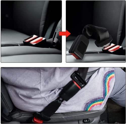 2 PCS Most Model Accessories Polyester Extension Comfortable and Convenient for Car Seats Universal，Ships from the US (9.0 Inch)