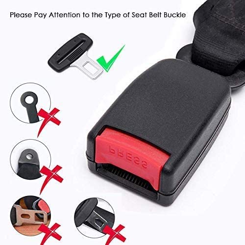 2 PCS Most Model Accessories Polyester Extension Comfortable and Convenient for Car Seats Universal，Ships from the US (9.0 Inch)
