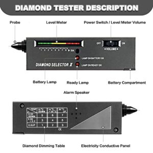 Diamond Tester Pen, Professional Diamond Selector for Novice and Expert, Thermal Conductivity Meter