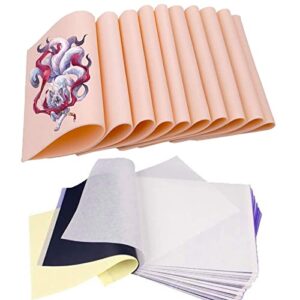 fake practice skin transfer paper 40pcs- beoncall fake skin 10pcs 8×6in thermal stencil transfer paper 30pcs a4 size 4 layers