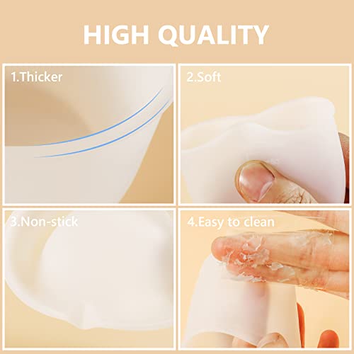 Silicone Measuring Cups for Resin, Resin Supplies with 600&100ml Silicone Cups, Resin Mixing Cups, Silicone Stir Sticks, Epoxy Mixing Cup