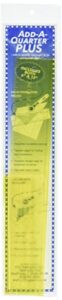 cm designs cmd40012 ruler add-a-quarter plus, 6″ & 12″