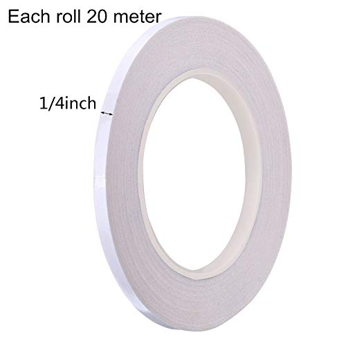 Hotop 1/4 Inch Quilting Sewing Tape Wash Away Tape, Each 22 Yard (2 Rolls)