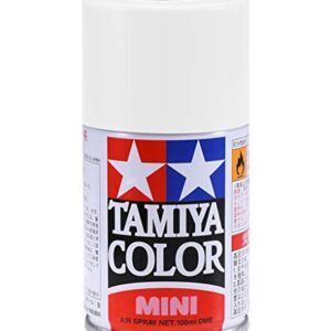 TAMIYA America, Inc TS-101 Base White, 100ml Spray Can, TAM85101