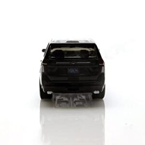 ModelToyCars 2021 Chevy Tahoe Police Pursuit Vehicle, Black - Greenlight 30342 - 1/64 Scale Diecast Car