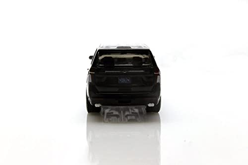 ModelToyCars 2021 Chevy Tahoe Police Pursuit Vehicle, Black - Greenlight 30342 - 1/64 Scale Diecast Car