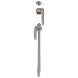 Nuk3y Door Saver 2 II Hinge Pin Stop Fits All 3" to 4-1/2" Residential Hinges (Satin Nickel)