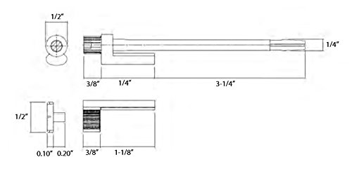 Nuk3y Door Saver 2 II Hinge Pin Stop Fits All 3" to 4-1/2" Residential Hinges (Satin Nickel)