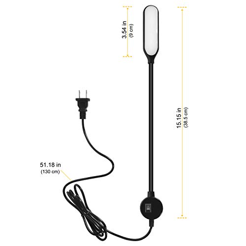 Amazing power Sewing Machine Light LED Flexible Gooseneck Work Lamp with Magnetic Mount Base for Workbench Lathe Drill Press