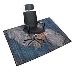 yexexinm 36 x48 chair mat for hardwood floor, anti-slip desk chair mat, chair rugs floor protectors mat, desk chair mat color 48inchx36inch fhd013 fhd013