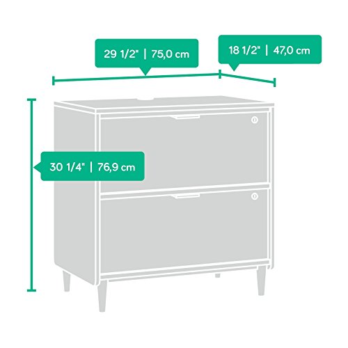 Sauder Clifford Place Lateral File, Grand Walnut finish