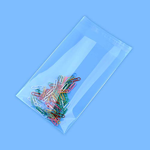 iMailer 500 Count - 5" x 7" Self Seal Clear Cello Cellophane Resealable Plastic Poly Bags for A2 A4 A6 Cards & Envelopes, Bakery, Cookies, Candies