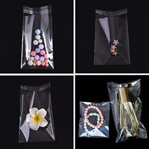 Yotelab Self Sealing Cellophane Bags,3x5 Inch Cello Bags, Resealable Cellophane Plastic Bags Self Adhesive for Packaging Gifts, Products,100 Pcs