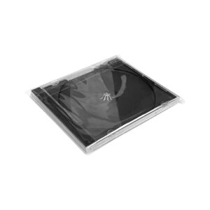 Progo CD Jewel Case Sleeves, 6 1/8 x 5 1/8 Inches Crystal Clear Self-Seal Resealable OPP Cellophane Poly Bags, 100 pieces. Food Grade, Fits One 10.4mm Standard CD Jewel Cases and more.