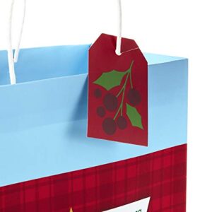 Hallmark Christmas Assorted Gift Bag Bundle with Mix-n-Match Gift Tags, Traditional (Pack of 7 : 3 Large 13", 4 Medium Gift Bags 9"; 7 Gift Tags)