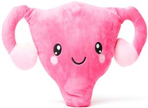 nerdbugs uterus plush – who put the cuter-us in uterus?- get well gift/ hysterectomy/ endometriosis/ gynecologist education/ surgeon education, health education gift/ post surgery gift