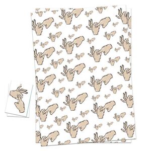 limalima funny rude gift wrap & gift tags wrapping paper sheets x 2 perfect for valentine’s anniversary & birthday pack 2