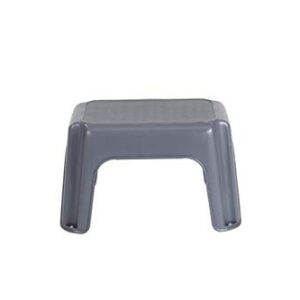 Rubbermaid One-Step Stool, Bisque, Holds up to 200 Pounds, Ideal for Home, Office, Garage, Durable Step Stool, FG275300CYLND, 7.1 inches Height, Gray