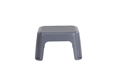 Rubbermaid One-Step Stool, Bisque, Holds up to 200 Pounds, Ideal for Home, Office, Garage, Durable Step Stool, FG275300CYLND, 7.1 inches Height, Gray