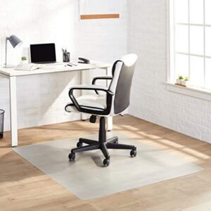 Amazon Basics Vinyl Office Chair Mat for Hard Floors, 47 x 59 Inches, Clear