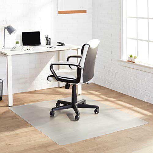 Amazon Basics Vinyl Office Chair Mat for Hard Floors, 47 x 59 Inches, Clear